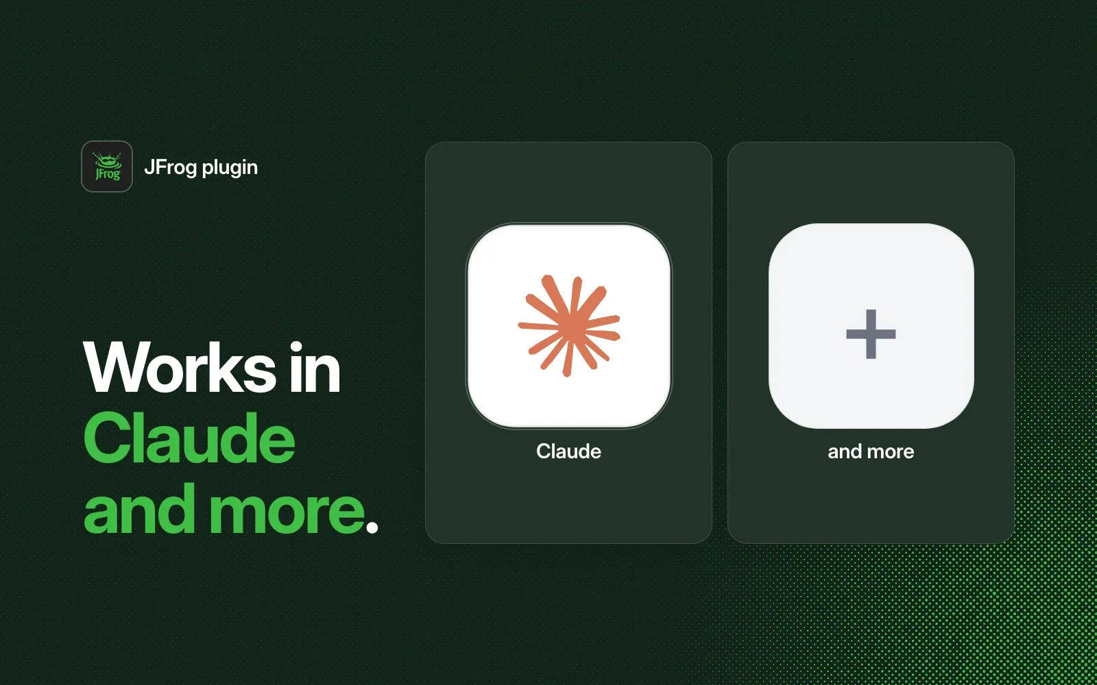 The JFrog plugin works in Claude and more agents.