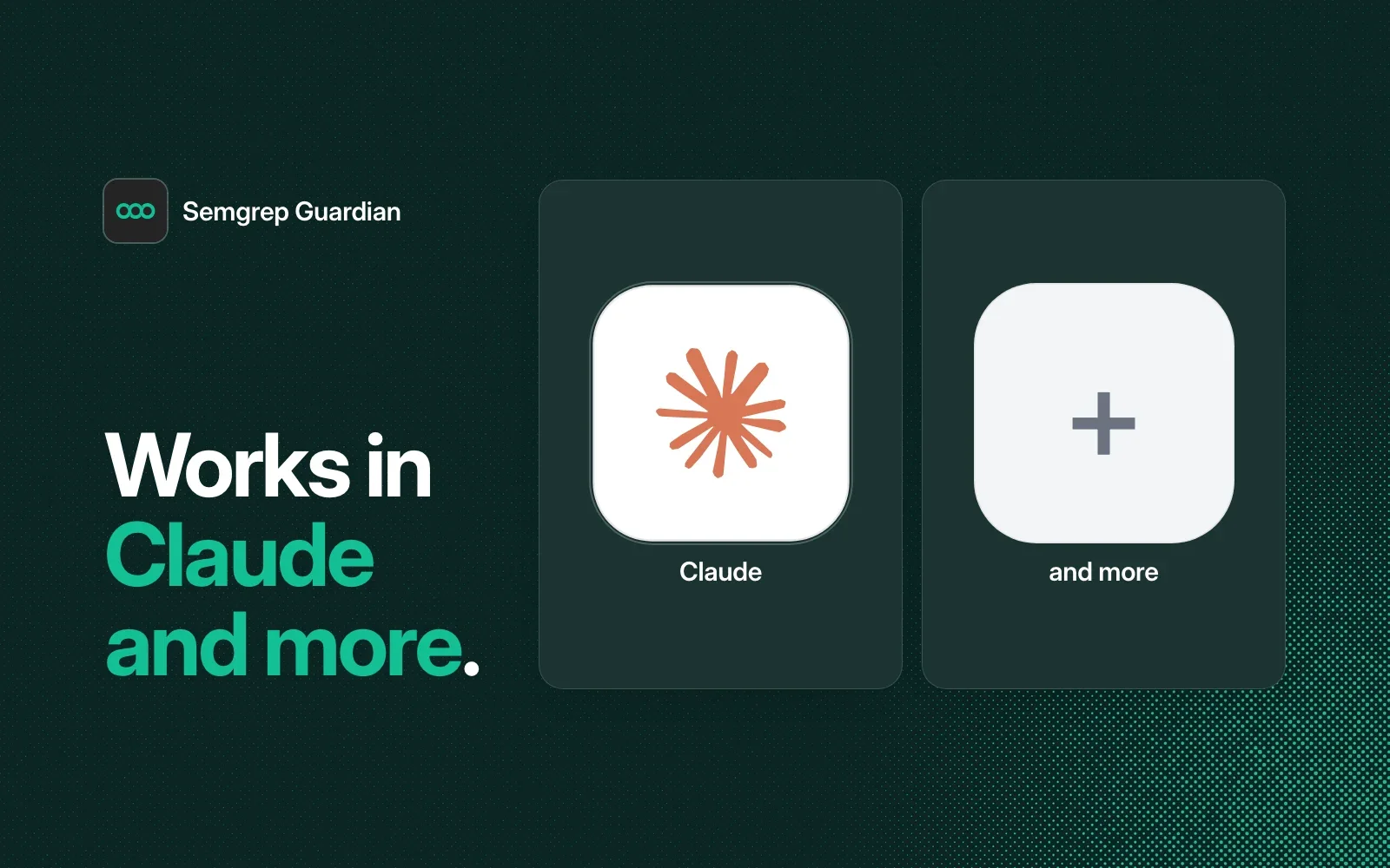 Semgrep Guardian works in Claude and more agents.