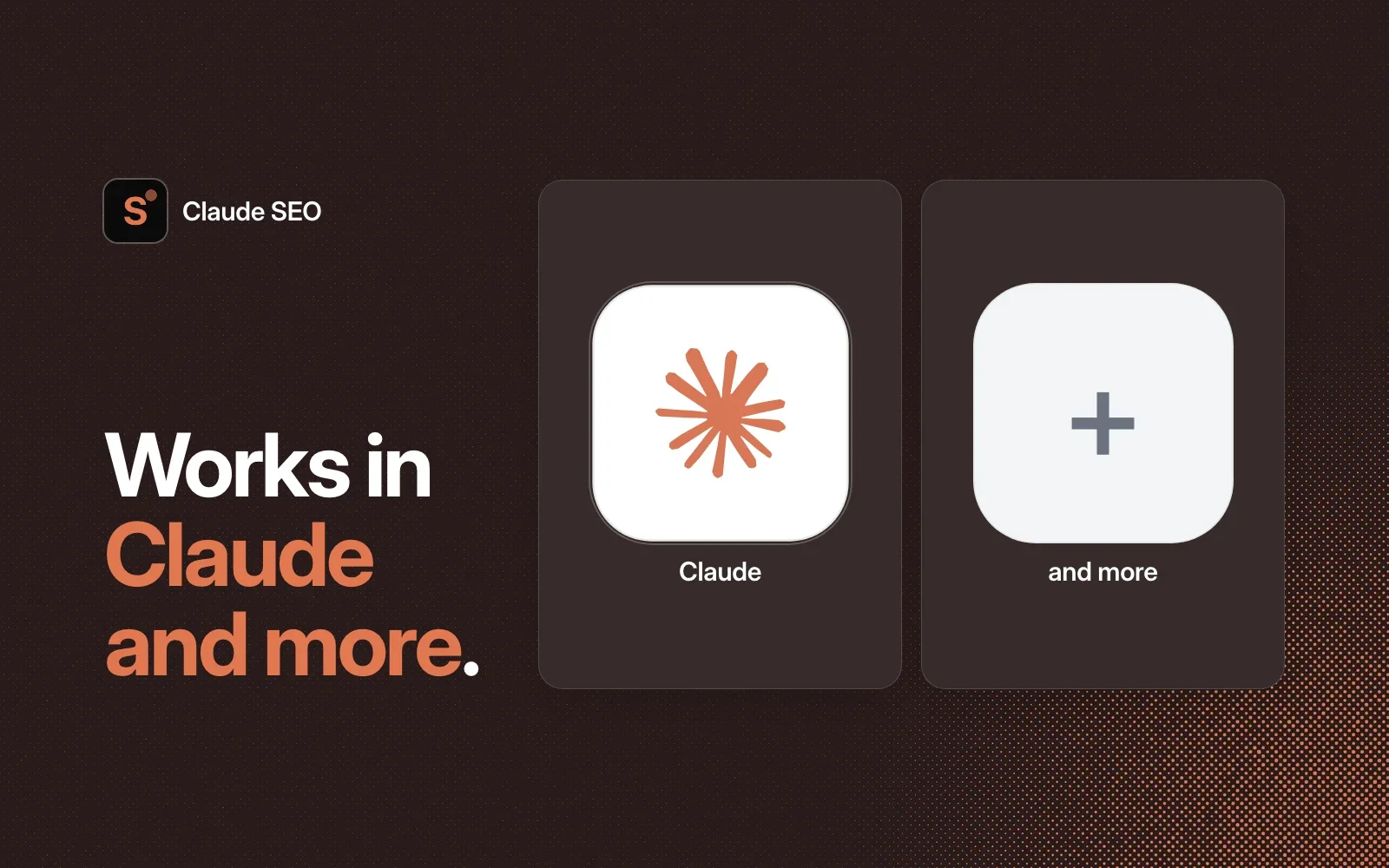 Claude SEO works in Claude and more agents.